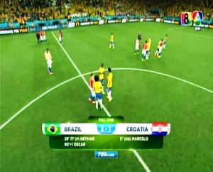 Brazil 3 vs 1 Kroasia Penyisihan Piala Dunia 2014