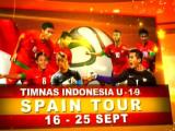 Jadwal Lengkap TIMNAS U-19 Tour Spanyol 16-25 September 2014